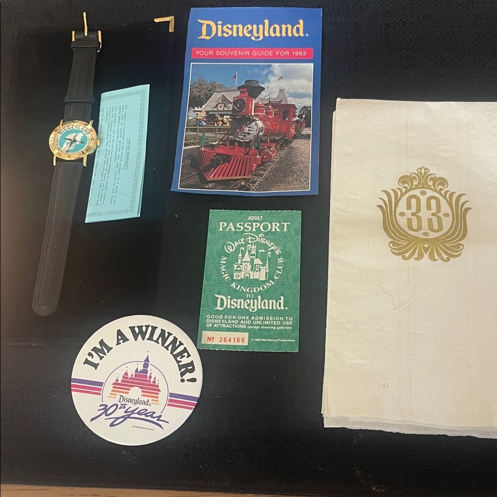 Bundle of Disneyland Memorabelia: 1980s - 2002